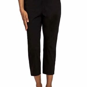 NWT Mario Serrani Ladies Pull-On Capri Black Large L